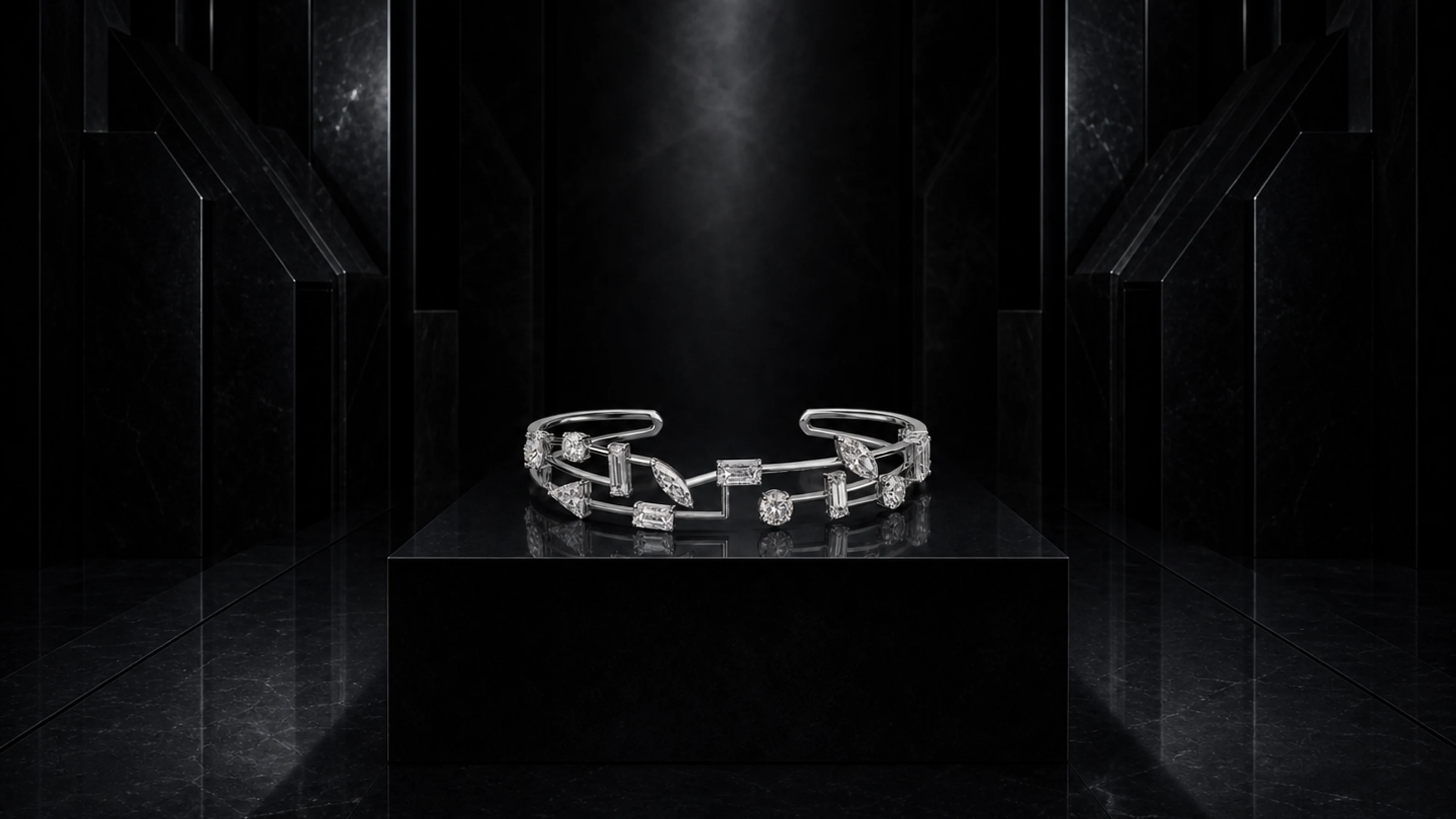 Lucent Diamond Cuff